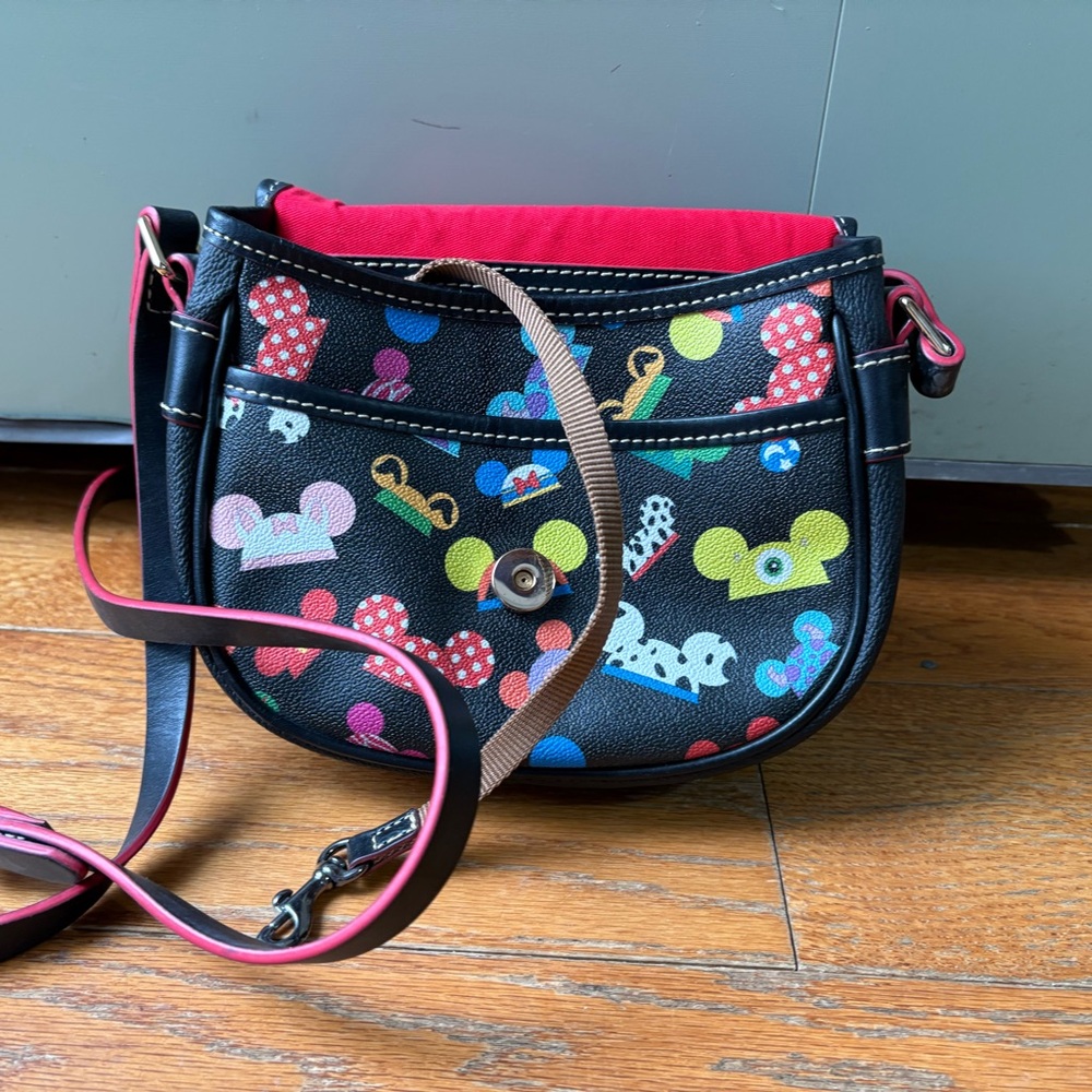 Dooney & Bourke Mickey Mouse Black Crossbody Bag - Picture 5 of 8
